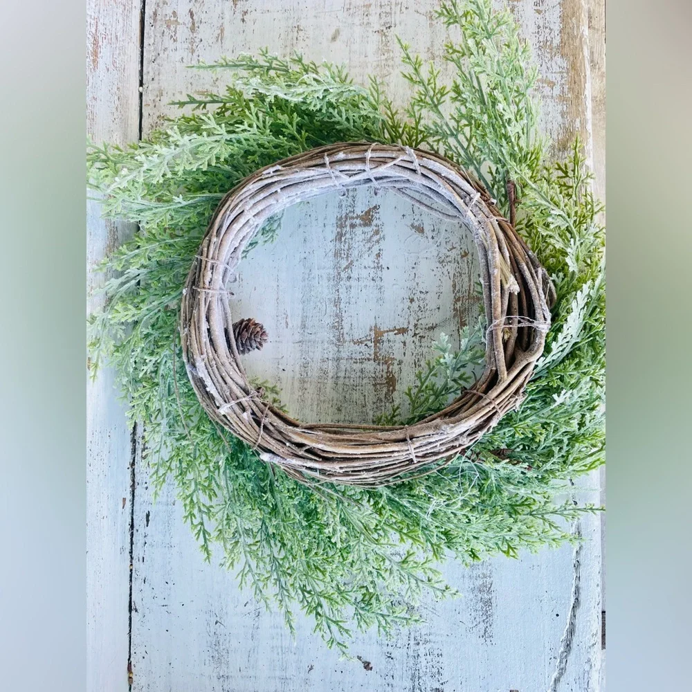 *Woodland Cedar Wreath, 16”
